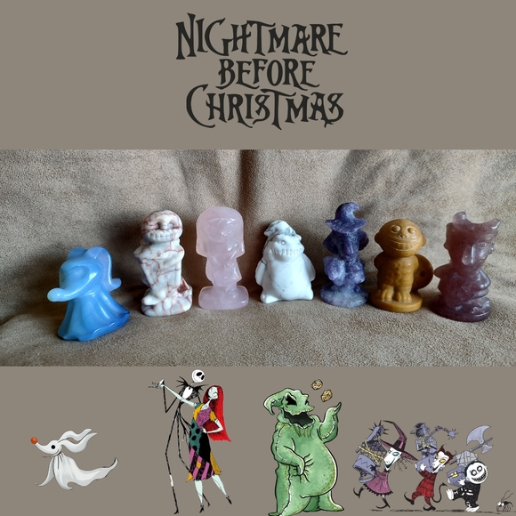 Jack Skeleton Network Jasper Carving - Picture 7 of 7